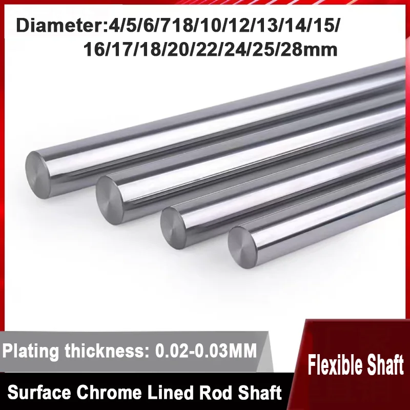 1Pcs 3D Printer Optical Axis 4/5/6/718/10/12/13/14/15-28mm Linear Axis 3D Printer Parts Cylinder Chrome Lined Rod Flexible Shaft
1Pcs 3D Printer Optical Axis 4/5/6/718/10/12/13/14/15-28mm Linear Axis 3D Printer Parts Cylinder Chrome Lined Rod Flexible Shaft