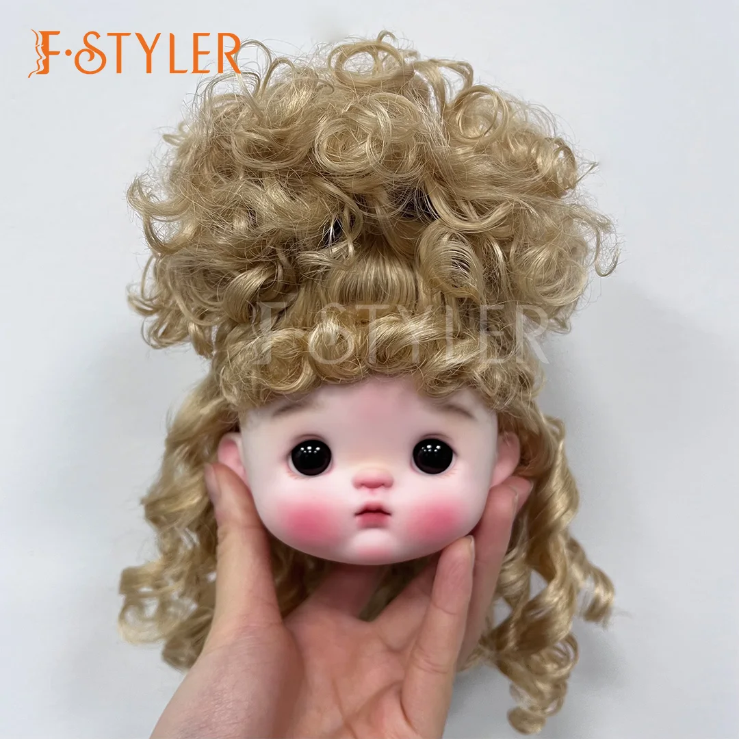 FStyler синтетический мохеровый кукольный парик для BJD вьющиеся короткие волосы модные милые пушистые вьющиеся парики игрушки для девочек аксессуары для кукол 9-10 дюймов
FStyler синтетический мохеровый кукольный парик для BJD вьющиеся короткие волосы модные милые пушистые вьющиеся парики игрушки для девочек аксессуары для кукол 9-10 дюймов