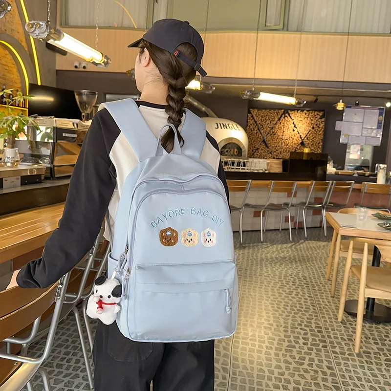 Fashion Girls Backpack New Large Capacity Korean Style Women Backpacks Cute Student School Backpack Versatile Women's Bag
Fashion Girls Backpack New Large Capacity Korean Style Women Backpacks Cute Student School Backpack Versatile Women's Bag