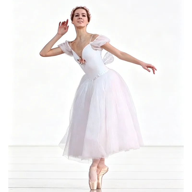 Akeylia white fairy romantic Ballet dress white Performance GISELLE Costume long classical Adult Stage Performance soft tulle
Akeylia white fairy romantic Ballet dress white Performance GISELLE Costume long classical Adult Stage Performance soft tulle