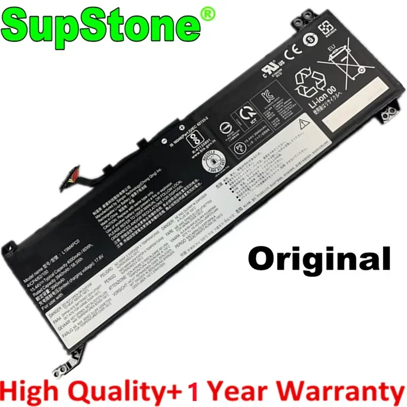 SupStone New L19M4PC0 L19C4PC0 L19L4PC0 L19SPC0 Battery For Lenovo Legion 5-15ARH05,15IMH05H L19M4PC1 L19M4PC2 L19C4PC1 L19C4PC2
SupStone New L19M4PC0 L19C4PC0 L19L4PC0 L19SPC0 Battery For Lenovo Legion 5-15ARH05,15IMH05H L19M4PC1 L19M4PC2 L19C4PC1 L19C4PC2