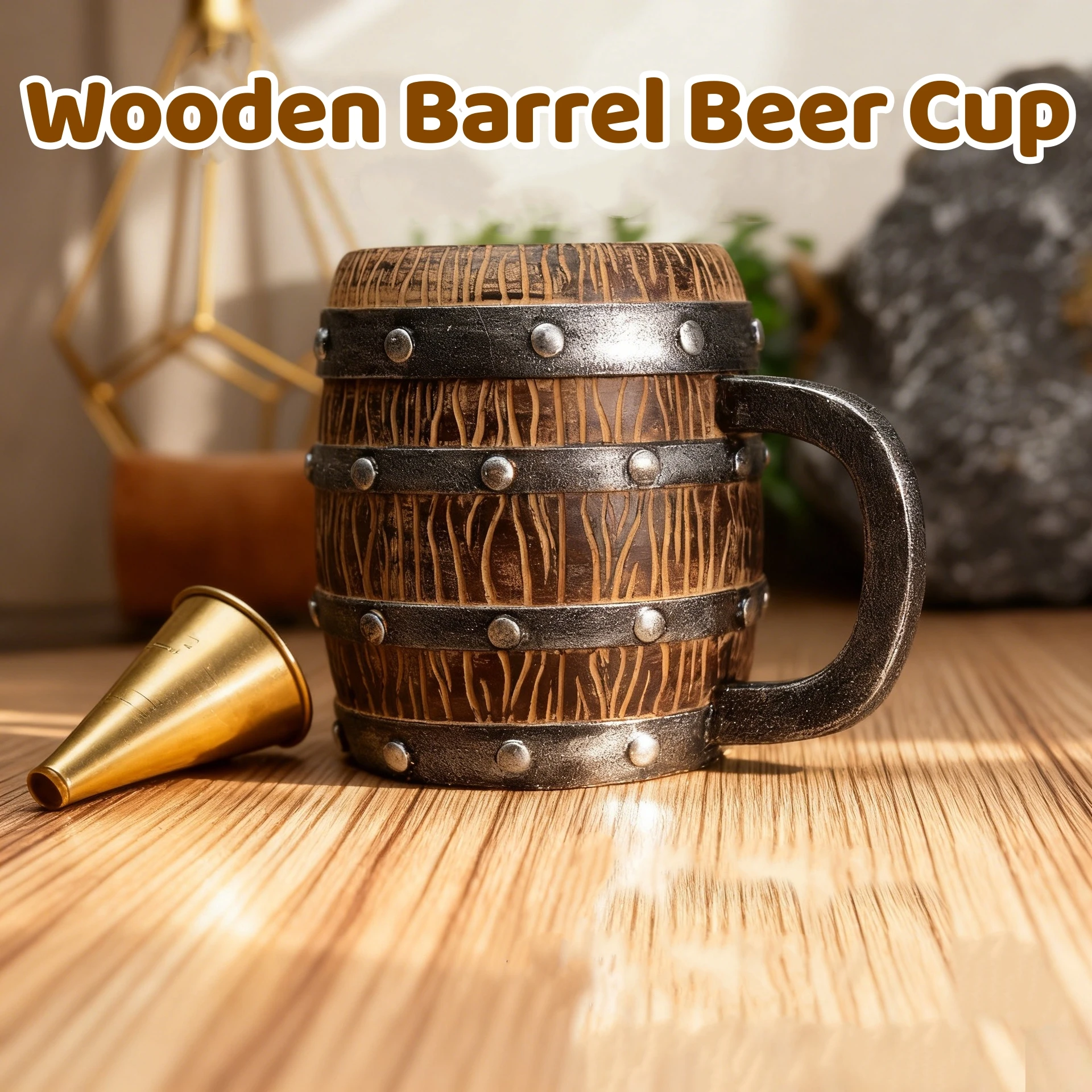 Wooden Barrel Beer Cup WIth Cover Stainless Steel Coffee Mug Vintage Beer Mug Double Wall Drinking Cup Halloween Bar Drinkware
Wooden Barrel Beer Cup WIth Cover Stainless Steel Coffee Mug Vintage Beer Mug Double Wall Drinking Cup Halloween Bar Drinkware