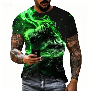 Summer New Fluorescent Animal Full Print Japanese Style Dark Harbor Style Short Sleeved Shirt
Summer New Fluorescent Animal Full Print Japanese Style Dark Harbor Style Short Sleeved Shirt