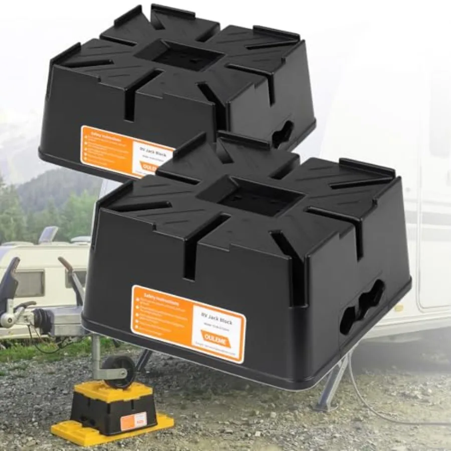 Trailer Jack Block 5 000 lbs Levelg Block for RV Camper Travel Trailer 5th Wheel Fits 8.5" Pad Tongue Stand/Round Square Scisso
Trailer Jack Block 5 000 lbs Levelg Block for RV Camper Travel Trailer 5th Wheel Fits 8.5" Pad Tongue Stand/Round Square Scisso