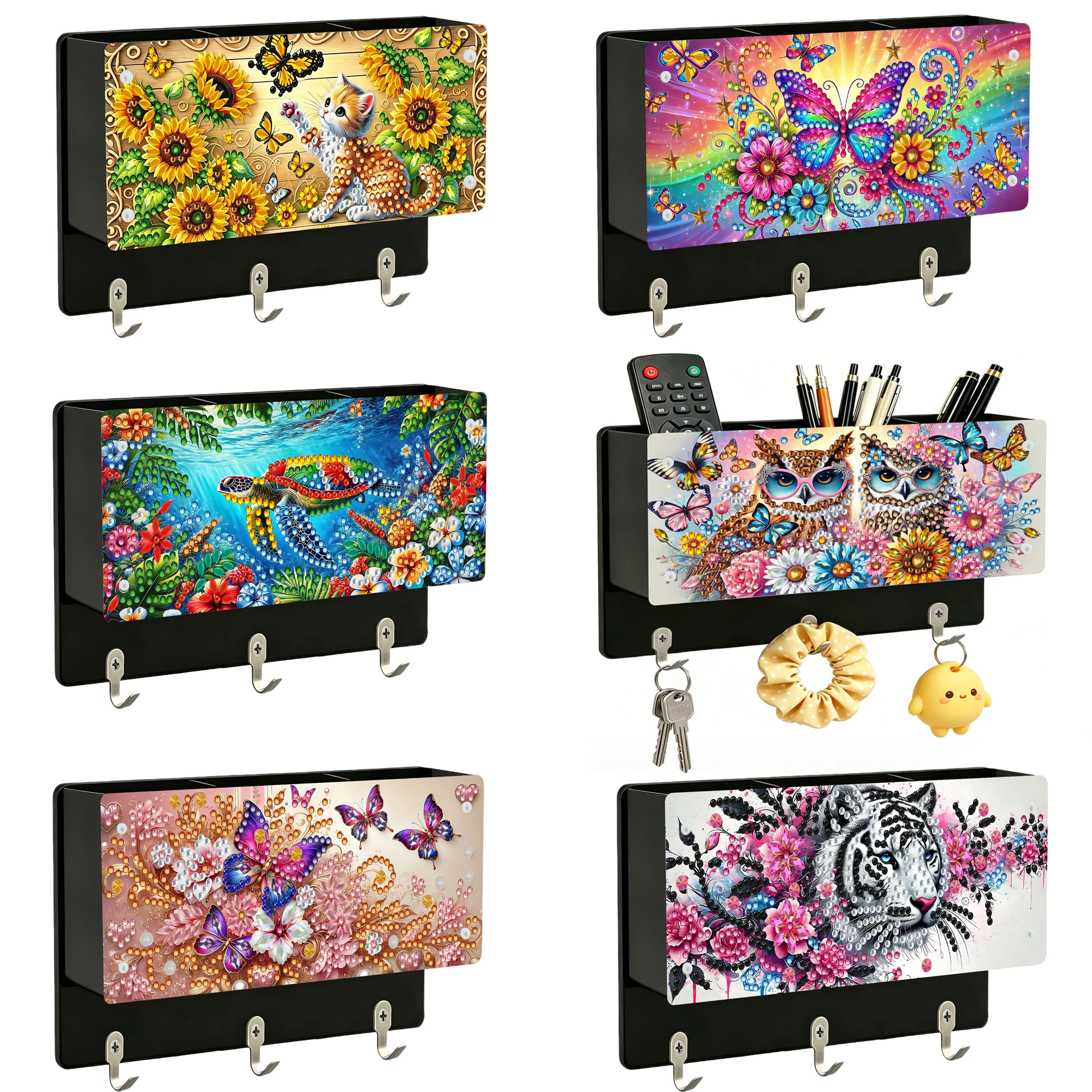 1pc/8pcs diamond painting Kits wall-mounted storage box, colorful themed irregular diamond creative holiday decoration gift
1pc/8pcs diamond painting Kits wall-mounted storage box, colorful themed irregular diamond creative holiday decoration gift