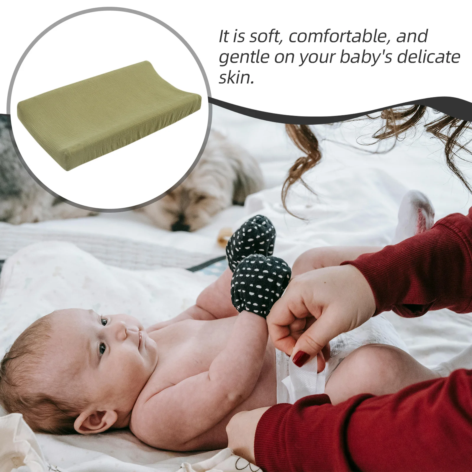 Muslin Changing Table Cover Cotton Pad Sheet Washable Removable Diaper Changing Pad Cover Kids Cotton Sheets 
Muslin Changing Table Cover Cotton Pad Sheet Washable Removable Diaper Changing Pad Cover Kids Cotton Sheets