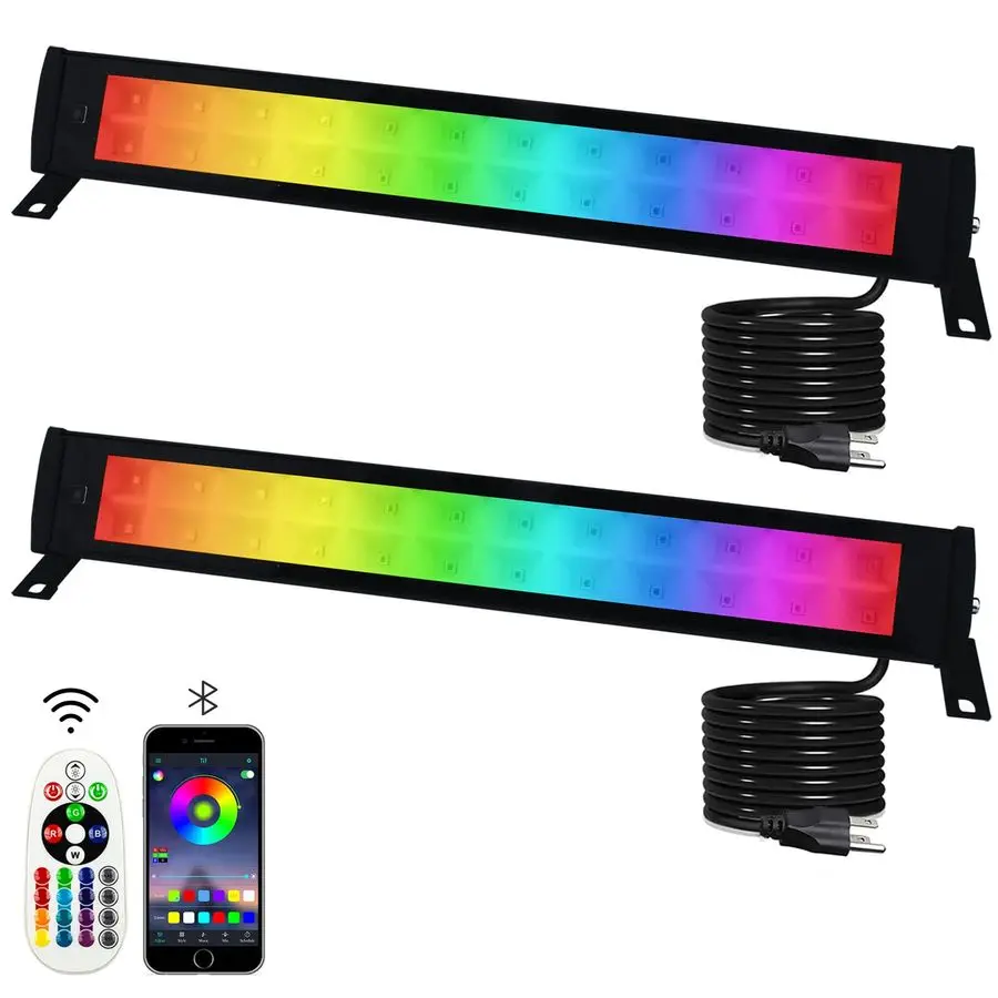 Светодиодный RGB-светильник для заливающего освещения стен мощностью 50 Вт, сценический световой прибор Indmird, RGB-световая панель, теплый свет 3000K, 16 миллионов цветов, таймер, музыкальный режим
Светодиодный RGB-светильник для заливающего освещения стен мощностью 50 Вт, сценический световой прибор Indmird, RGB-световая панель, теплый свет 3000K, 16 миллионов цветов, таймер, музыкальный режим