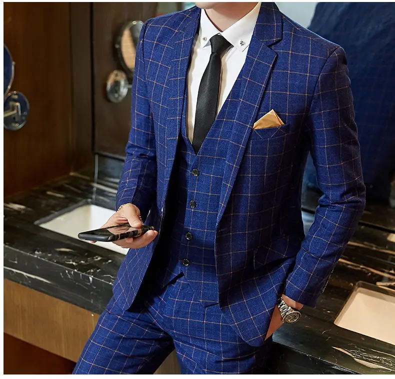 Slim Fit Tee Piece Suit Korean Sle Wedding omsmen Formal Wear Busin Suit Ele Long Sve Polyester Fiber
Slim Fit Tee Piece Suit Korean Sle Wedding omsmen Formal Wear Busin Suit Ele Long Sve Polyester Fiber