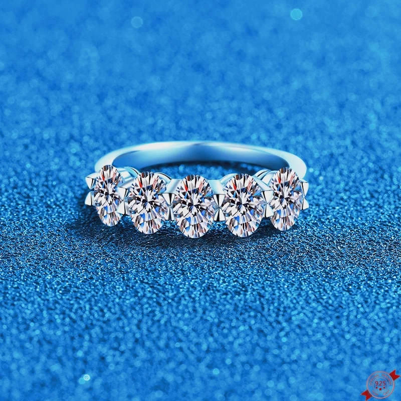 2.5ct Moissanite S925 Silver Rings for Women Men Plated Platinum Oval Cut Wedding Diamond Band Lover's Gift Jewelry Wholesale
2.5ct Moissanite S925 Silver Rings for Women Men Plated Platinum Oval Cut Wedding Diamond Band Lover's Gift Jewelry Wholesale