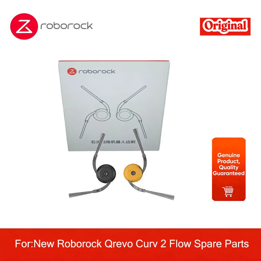 Оригинальная боковая щетка Roborock Qrevo Curv 2 Flow, 0-градусная двойная щетка, запасные части
Оригинальная боковая щетка Roborock Qrevo Curv 2 Flow, 0-градусная двойная щетка, запасные части