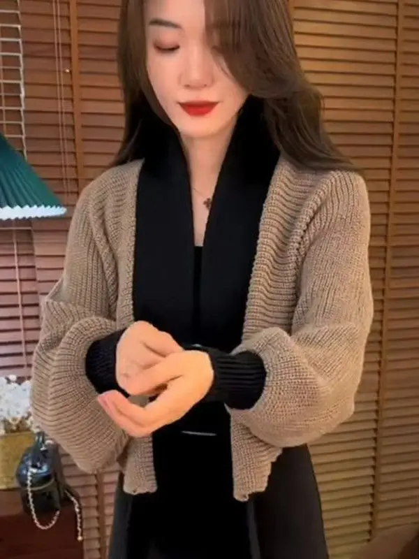 Женский модный однотонный трикотаж, весна-осень, новый свободный открытый кардиган, верхняя одежда, мягкий удобный длинный топ V-Ne
Женский модный однотонный трикотаж, весна-осень, новый свободный открытый кардиган, верхняя одежда, мягкий удобный длинный топ V-Ne