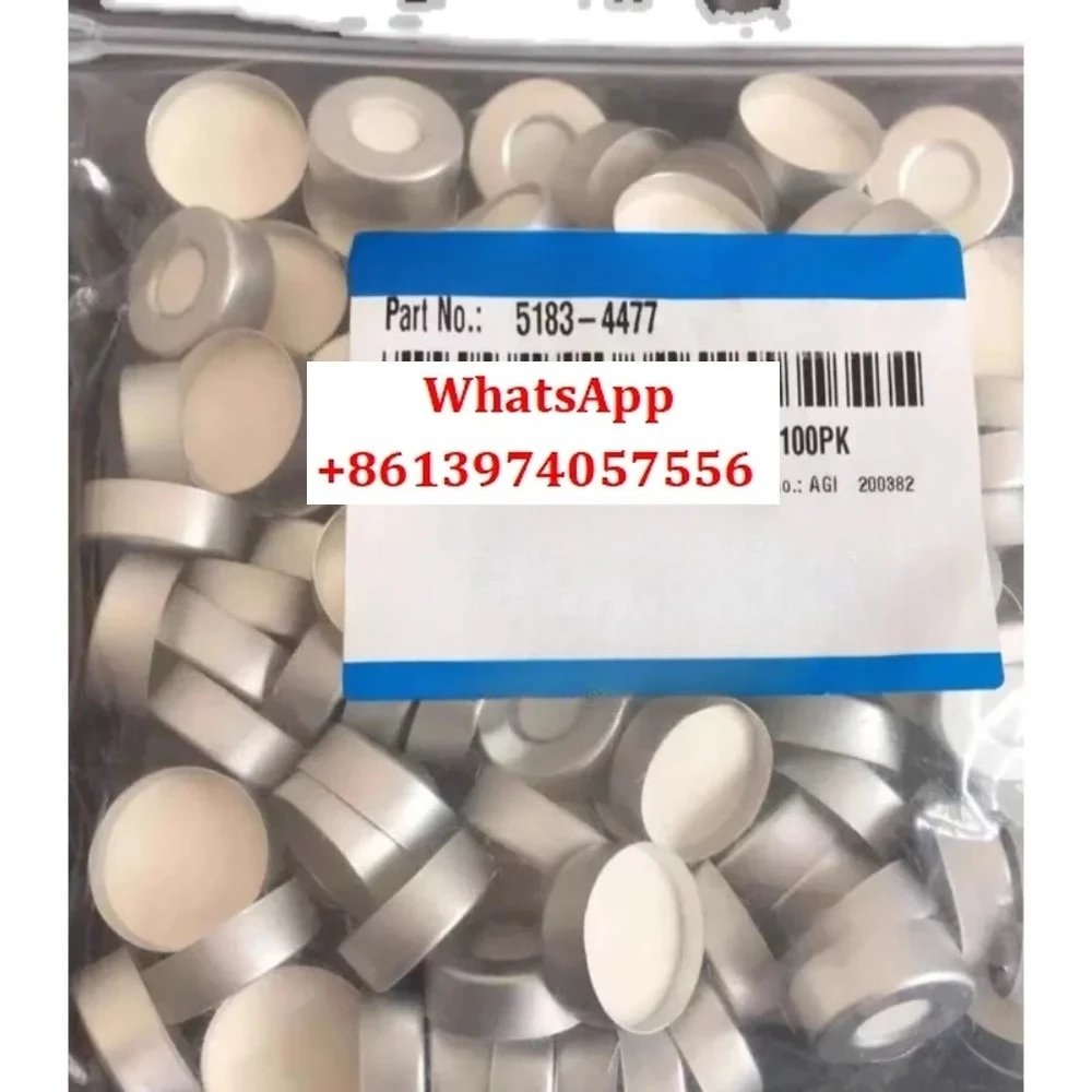 Original headspace bottle cap 5183-4477 jaw 20mm vapor phase PFTE silicone pad
Original headspace bottle cap 5183-4477 jaw 20mm vapor phase PFTE silicone pad