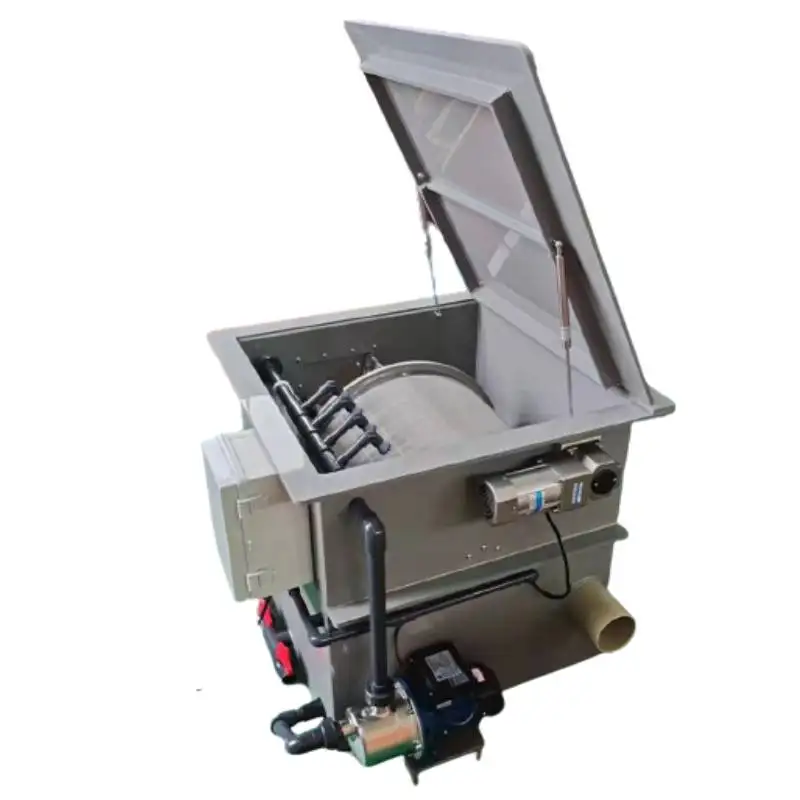 High Efficient Koi Pond Rotary Drum Filter Dehydrating IndDrum Water Garden Aquarium Filtration System
High Efficient Koi Pond Rotary Drum Filter Dehydrating IndDrum Water Garden Aquarium Filtration System