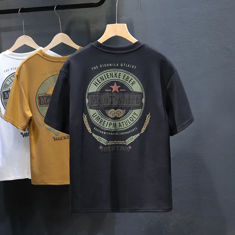 2024 New Summer Fashion Trendy Men's Short-Sleeved T-shirt Loose Large Size round Neck Casual Breathable Versatile Printed Top
2024 New Summer Fashion Trendy Men's Short-Sleeved T-shirt Loose Large Size round Neck Casual Breathable Versatile Printed Top