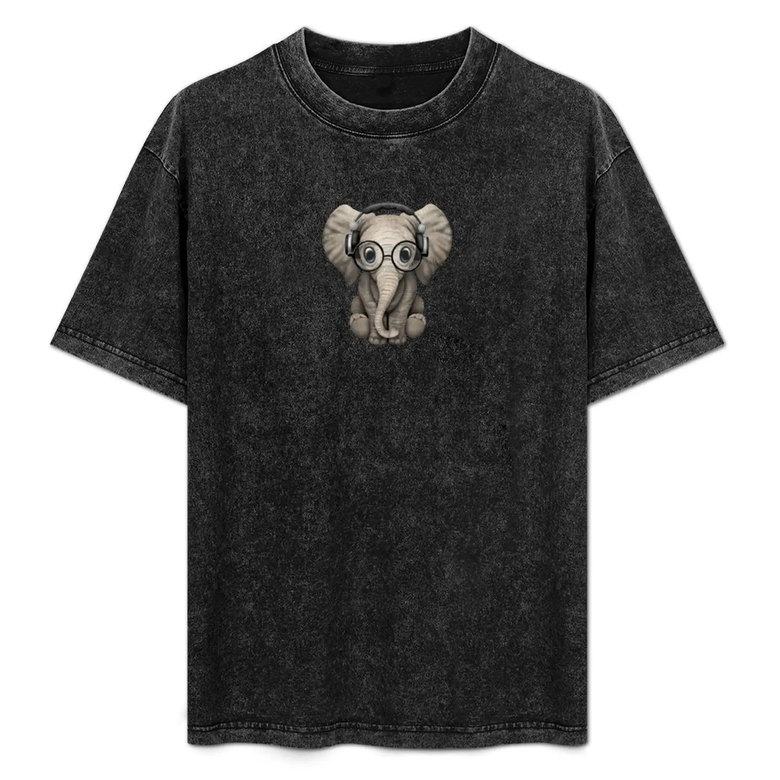 Cute Baby Elephant Dj Wearing Headphones and Glasses T-Shirt Soft Casual Short Sleeve Cotton Tee
Cute Baby Elephant Dj Wearing Headphones and Glasses T-Shirt Soft Casual Short Sleeve Cotton Tee