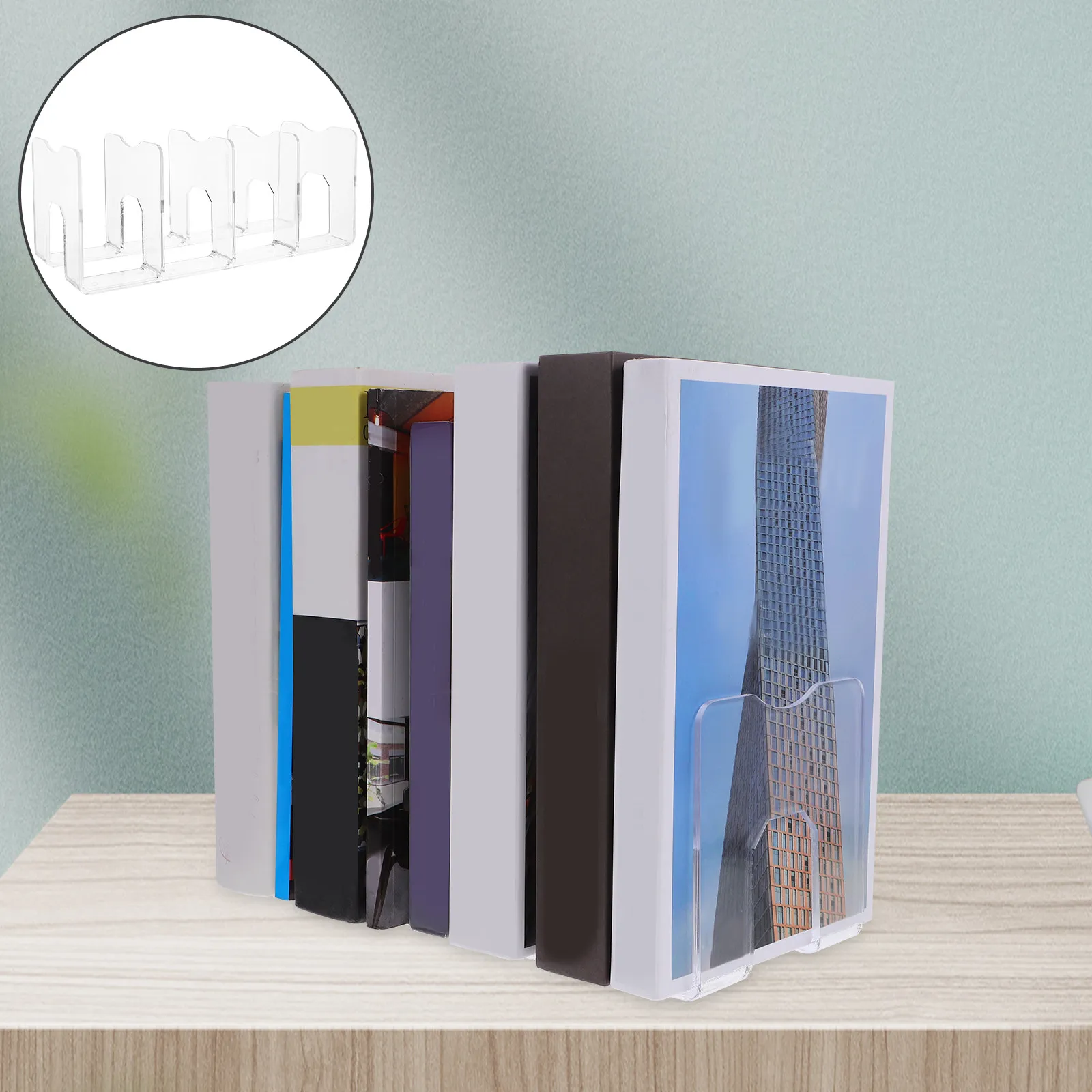 4Pcs Office Desktop Storage Rack Transparent File Holder Document Organizer School File Organizer Bookshelf Book Storage Holder
4Pcs Office Desktop Storage Rack Transparent File Holder Document Organizer School File Organizer Bookshelf Book Storage Holder