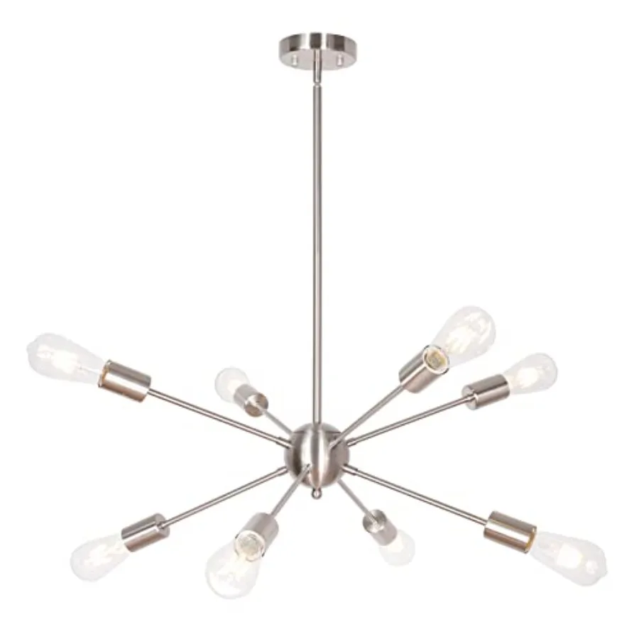 Contemporary Sputnik Chandelier 8 Light Pendant Lighting Mid Century Satellite Starburst Chandelier Modern Light Fixture Flush
Contemporary Sputnik Chandelier 8 Light Pendant Lighting Mid Century Satellite Starburst Chandelier Modern Light Fixture Flush