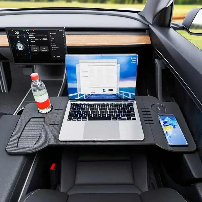 Car Tray Table Folding Steering Wheel Table Food Tray For Tesla Model 3 / Y Auto Steering Wheel Laptop Desk Drinks For Interior
Car Tray Table Folding Steering Wheel Table Food Tray For Tesla Model 3 / Y Auto Steering Wheel Laptop Desk Drinks For Interior