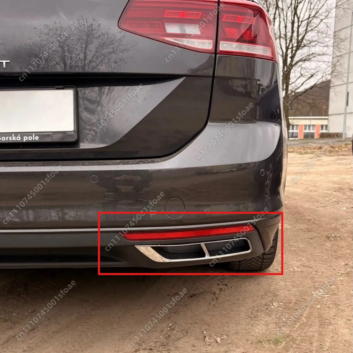 Rear Bumper Splitter for VW Passat B8.5 Variant Sedan 2020-2024 Bodykits Exhaust Pipe Tip Cover Electroplated Silver Accessories
Rear Bumper Splitter for VW Passat B8.5 Variant Sedan 2020-2024 Bodykits Exhaust Pipe Tip Cover Electroplated Silver Accessories