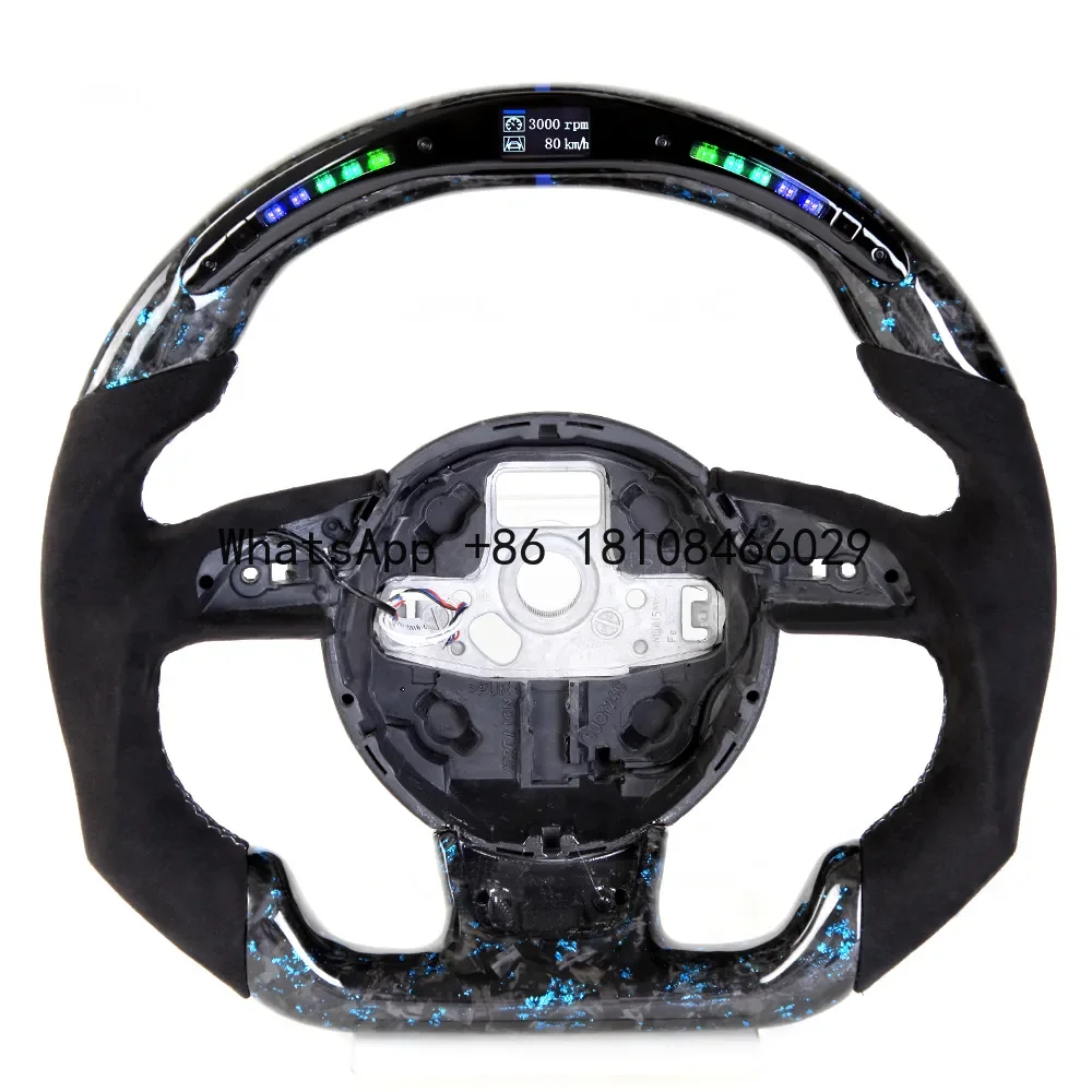LED Forged Carbon Fiber Steering Wheel for Audi RS3 RS4 RS5 2013 2014 2015 2016 S3 S4 S5 Custom Car Alcantara Steering Wheel
LED Forged Carbon Fiber Steering Wheel for Audi RS3 RS4 RS5 2013 2014 2015 2016 S3 S4 S5 Custom Car Alcantara Steering Wheel
