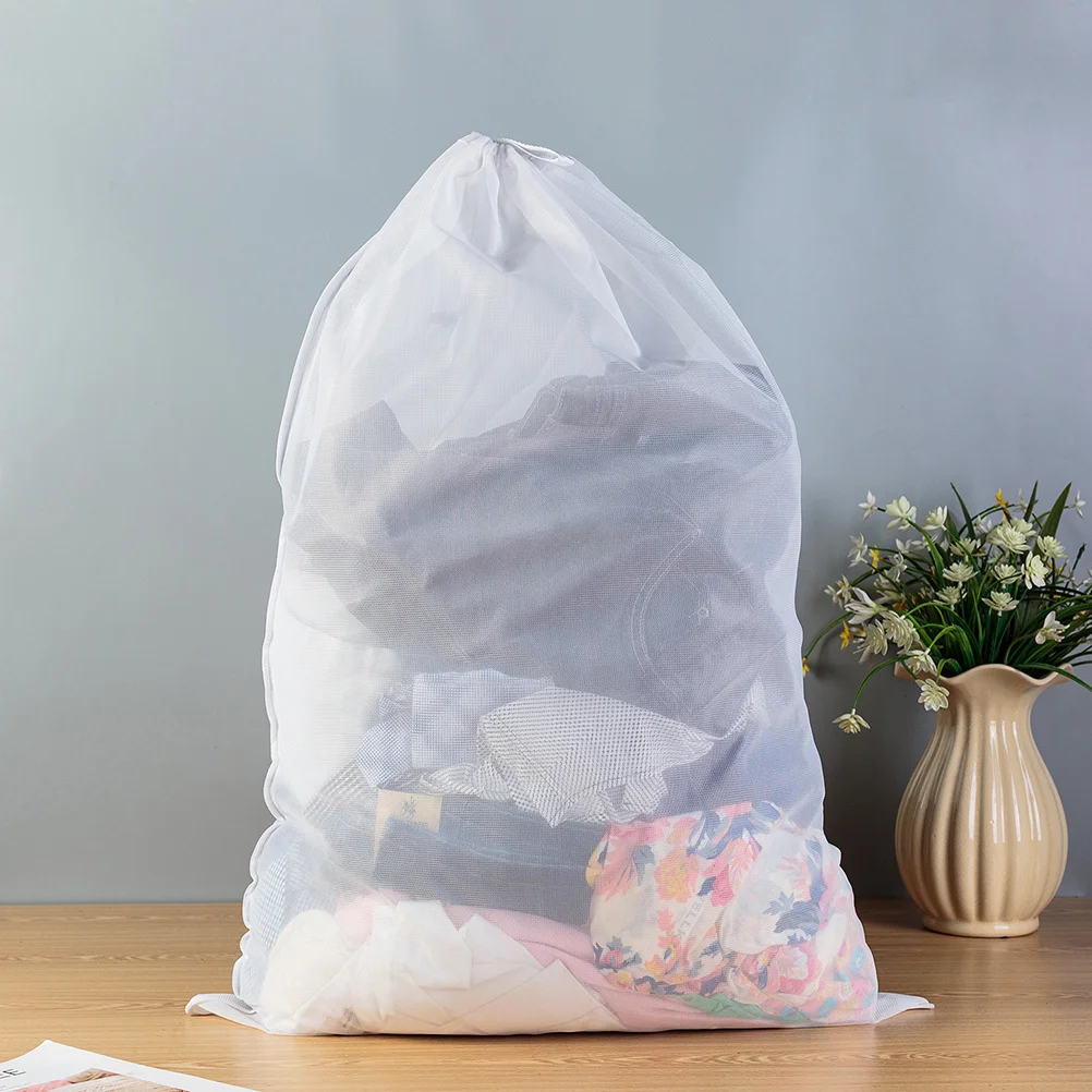 2pcs 60X90Cm Premium Nylon Mesh Laundry Bag Foldable Washing Pouch For Delicates Shirts Jeans Laundry Net Storage Home Organizer
2pcs 60X90Cm Premium Nylon Mesh Laundry Bag Foldable Washing Pouch For Delicates Shirts Jeans Laundry Net Storage Home Organizer