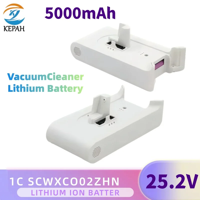 Подходит для литий-ионных аккумуляторов беспроводного пылесоса 1C, замены аккумуляторной батареи 25,2 В 5000 мАч.
Подходит для литий-ионных аккумуляторов беспроводного пылесоса 1C, замены аккумуляторной батареи 25,2 В 5000 мАч.