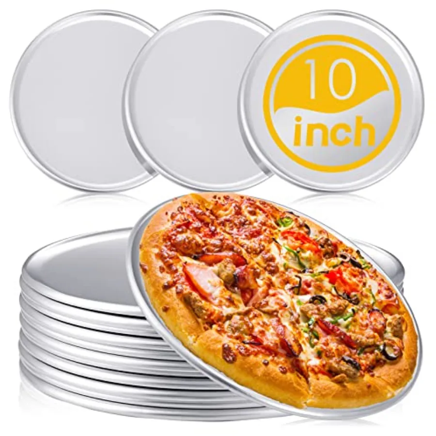 Pcs Pizza Pan Bulk Restaurant Aluminum Pizza Pan Set Round Pie Cake Plate Rust Free Cake Tray for Oven Baking Home Kitchen Rest
Pcs Pizza Pan Bulk Restaurant Aluminum Pizza Pan Set Round Pie Cake Plate Rust Free Cake Tray for Oven Baking Home Kitchen Rest