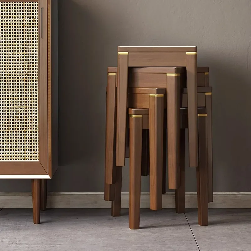 The product can be customized. All solid wood small stools, household high-footed square stools can be stacked
The product can be customized. All solid wood small stools, household high-footed square stools can be stacked