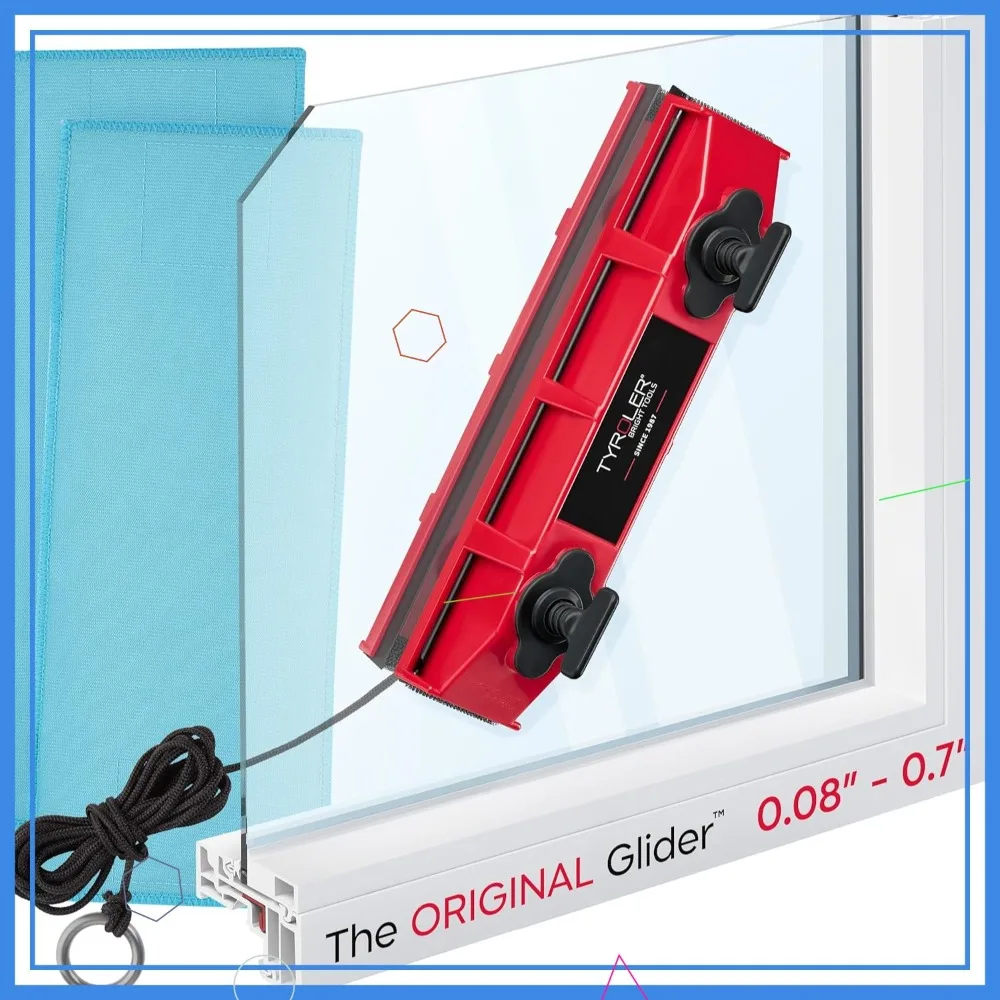 Magnetic Window Cleaner Tool for Double Glazing 0.1"-0.7" | Adjustable Force Control | Dual-Sided Cleaning
Magnetic Window Cleaner Tool for Double Glazing 0.1"-0.7" | Adjustable Force Control | Dual-Sided Cleaning