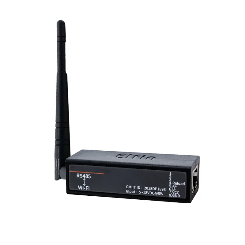 Сервер последовательного порта RS485 к сети Wi-Fi Интерфейс RJ45 Беспроводная внешняя антенна EWIFI Версия EW11A
Сервер последовательного порта RS485 к сети Wi-Fi Интерфейс RJ45 Беспроводная внешняя антенна EWIFI Версия EW11A