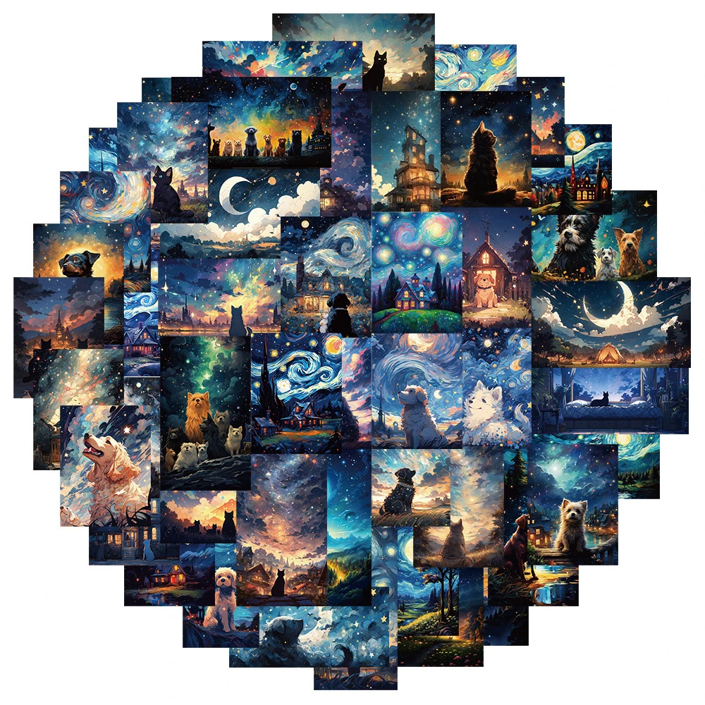 10/30/50Pcs Fantasy Romantic Scenery Starry Sky Stickers Aesthetic Art Graffiti Decals Toy Decorative Laptop Phone Vinyl Sticker
10/30/50Pcs Fantasy Romantic Scenery Starry Sky Stickers Aesthetic Art Graffiti Decals Toy Decorative Laptop Phone Vinyl Sticker