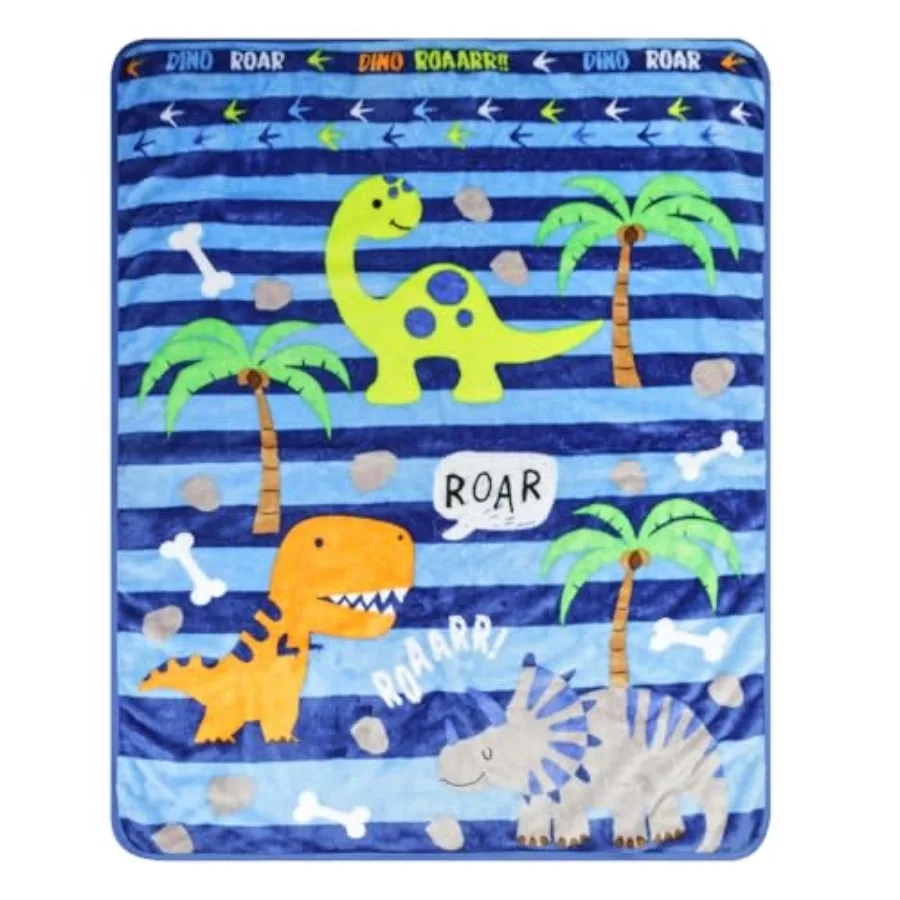 Toddler Throw Blanket - 30" by 40" - Roarin Dinos - Super Soft, Plush, Warm and Comfortable
Toddler Throw Blanket - 30" by 40" - Roarin Dinos - Super Soft, Plush, Warm and Comfortable
