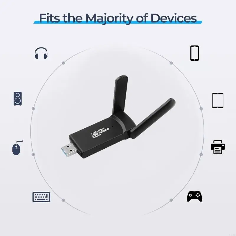 N84B AC1300 USB2.0 Adapter Adapter USB -сетевой адаптер быстрое 1300 Мбит/с 2,4/5,8 ГГц доступ к компьютерам для компьютеров
N84B AC1300 USB2.0 Adapter Adapter USB -сетевой адаптер быстрое 1300 Мбит/с 2,4/5,8 ГГц доступ к компьютерам для компьютеров