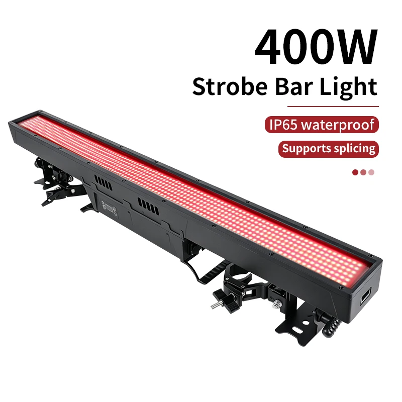 400W outdoor IP65 led pixel bar light DMX512 Control waterproof dj led strobe light with Atomization function
400W outdoor IP65 led pixel bar light DMX512 Control waterproof dj led strobe light with Atomization function