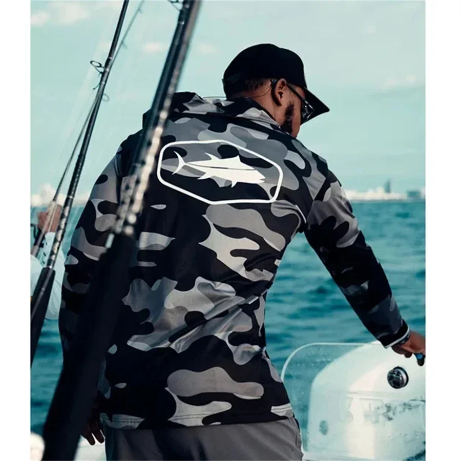 Рубашка для рыбалки с капюшоном BILLFISH GEAR, уличная солнцезащитная одежда для рыбалки, мужской рыболовный костюм с защитой от ультрафиолета, быстросохнущие дышащие топы
Рубашка для рыбалки с капюшоном BILLFISH GEAR, уличная солнцезащитная одежда для рыбалки, мужской рыболовный костюм с защитой от ультрафиолета, быстросохнущие дышащие топы