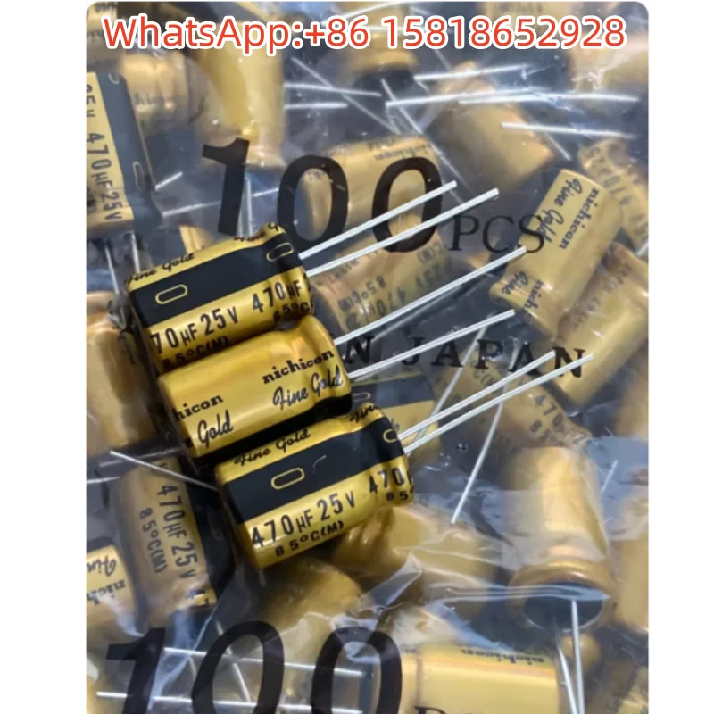 5 шт. 470 мкФ 25 В Nichicon MUSE/Fine Gold/FG Series аудиоэлектролитические конденсаторы
5 шт. 470 мкФ 25 В Nichicon MUSE/Fine Gold/FG Series аудиоэлектролитические конденсаторы