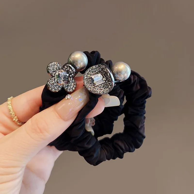 High Elasticity Faux Pearl Mini Scrunchie Rhinestone Premium Durable Hair Tie for Women Ponytail Bun Versatile Cream
High Elasticity Faux Pearl Mini Scrunchie Rhinestone Premium Durable Hair Tie for Women Ponytail Bun Versatile Cream