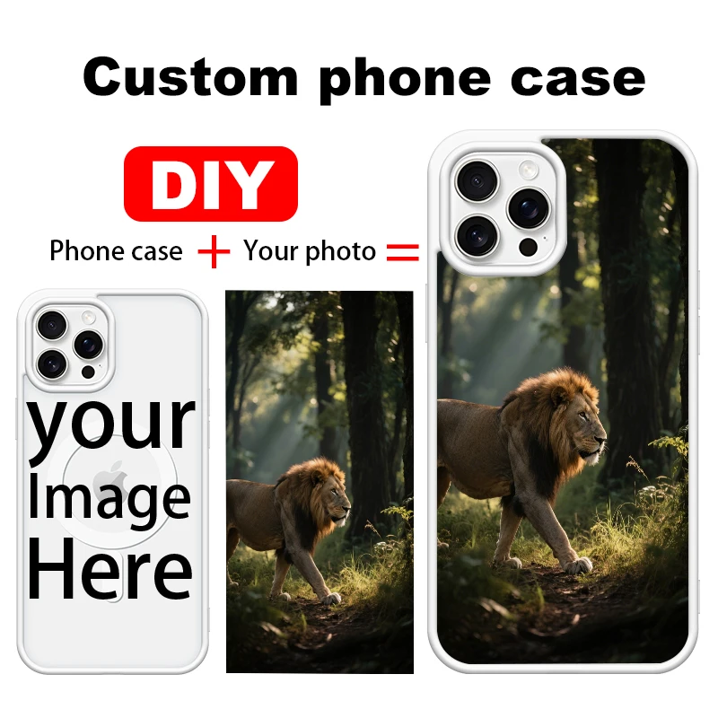 Custom Clear Silicone Magnetic iPhone Case for 16/15/14/13/ Pro Max & XS | Shockproof | DIY Photo Personalization
Custom Clear Silicone Magnetic iPhone Case for 16/15/14/13/ Pro Max & XS | Shockproof | DIY Photo Personalization
