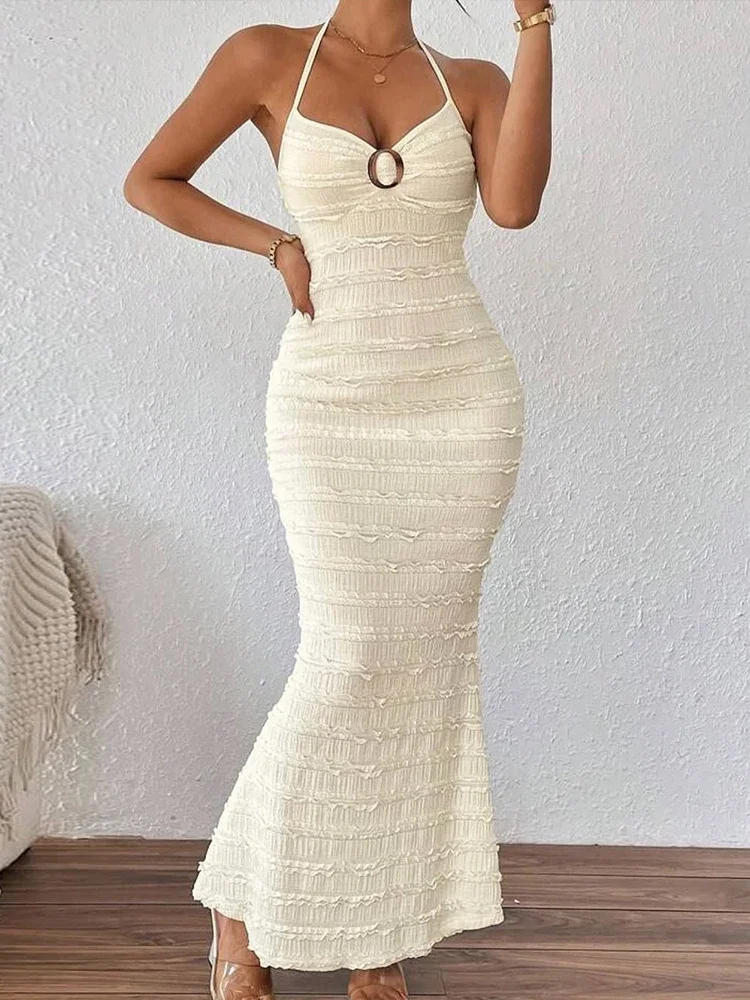 BluWin Multi-Layered Edges Dress Women Y2K Halter Lace-Up Ring Sequin lettering Elegant Party Vacation Elegant Slim Vestido
BluWin Multi-Layered Edges Dress Women Y2K Halter Lace-Up Ring Sequin lettering Elegant Party Vacation Elegant Slim Vestido