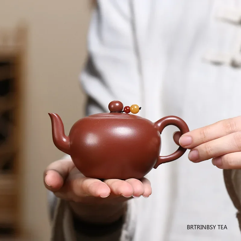 Tradition Yixing Purple Clay Teapot Handmade Tea Pot Beauty Tea Infuser Kettle Chinese Zisha Teaware Household Tea Set 130ml
Tradition Yixing Purple Clay Teapot Handmade Tea Pot Beauty Tea Infuser Kettle Chinese Zisha Teaware Household Tea Set 130ml