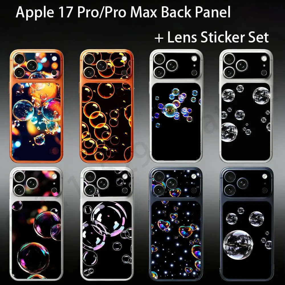 Creative bubble patterns For iPhone 17pro/proMax Full body Back Cover Decal Skin Colorful Rear Protective Sticker Film
Creative bubble patterns For iPhone 17pro/proMax Full body Back Cover Decal Skin Colorful Rear Protective Sticker Film