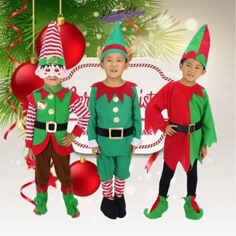 Christmas Eve Santa Claus Children's Elf Party Performance Costume Halloween Performance Role-playing Cosplay Stage Outfit
Christmas Eve Santa Claus Children's Elf Party Performance Costume Halloween Performance Role-playing Cosplay Stage Outfit