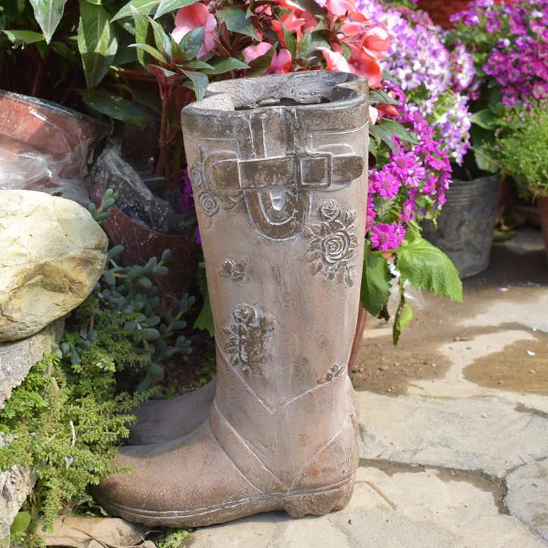 Rain Shoes Flower Pots Retro Creative Crafts Floor Planting Flower Arrangement Indoor Living Room Garden Courtyard Decoration
Rain Shoes Flower Pots Retro Creative Crafts Floor Planting Flower Arrangement Indoor Living Room Garden Courtyard Decoration