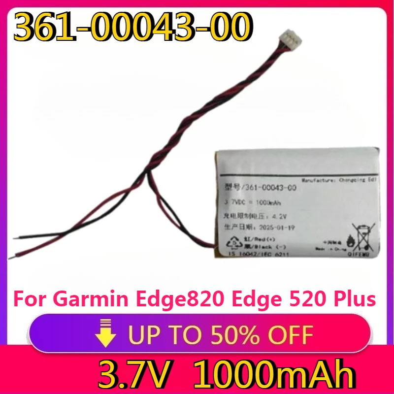 New 361-00043-00 Replacement Battery For Garmin Edge820 Edge 520 Plus Edge 500 205 200 Edge 820 520 GPS Cycling Computer
New 361-00043-00 Replacement Battery For Garmin Edge820 Edge 520 Plus Edge 500 205 200 Edge 820 520 GPS Cycling Computer