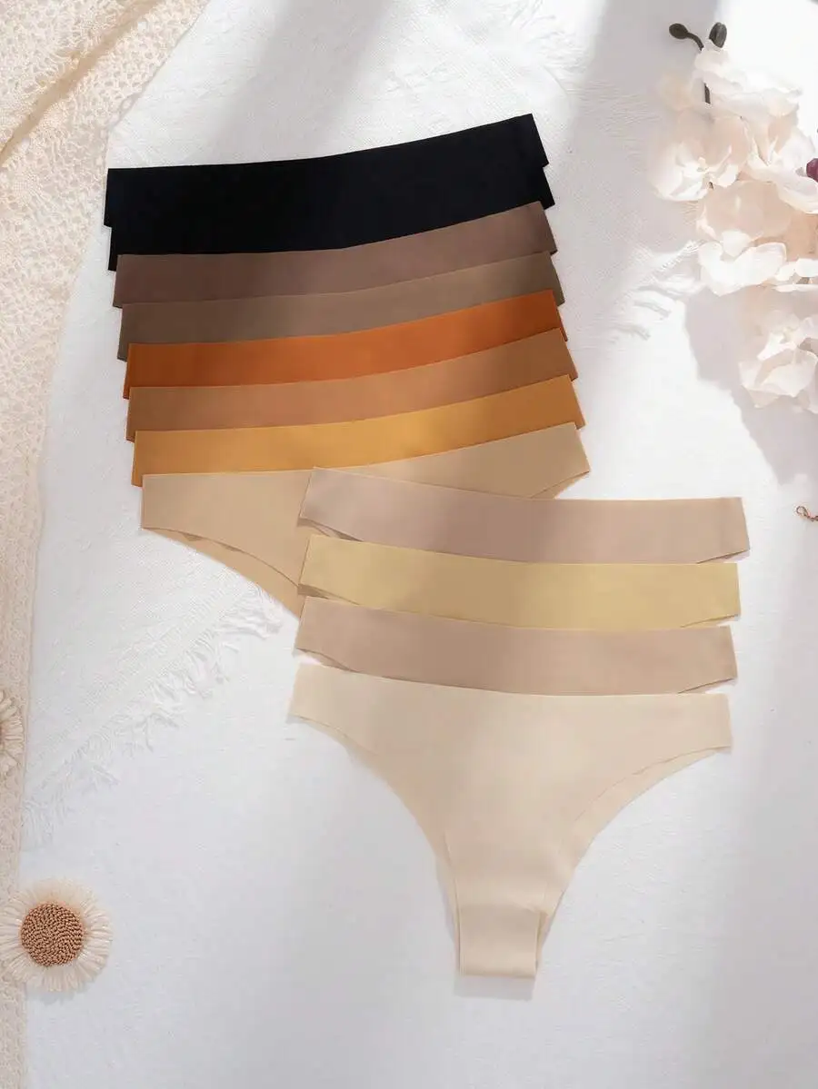 12pcs Women Seamless Low Waist Comfortable Bikini Briefs Multicolor
12pcs Women Seamless Low Waist Comfortable Bikini Briefs Multicolor