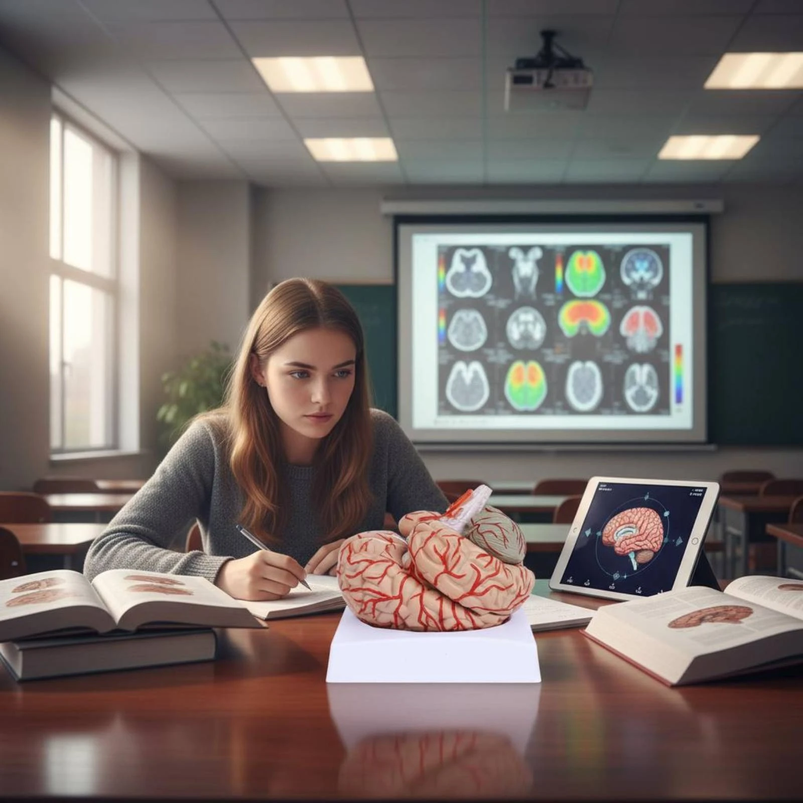 Human Brain Anatomy Model Educational Detachable Brain Model Realistic Color-Coded for Medical Students, Classroom
Human Brain Anatomy Model Educational Detachable Brain Model Realistic Color-Coded for Medical Students, Classroom