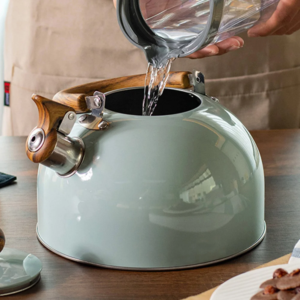 Whistle Kettle Stainless Steel Anti scald Metal Practical Kettles Stovetop Tea Pots Boiling Water Portable Lightweight Safe
Whistle Kettle Stainless Steel Anti scald Metal Practical Kettles Stovetop Tea Pots Boiling Water Portable Lightweight Safe