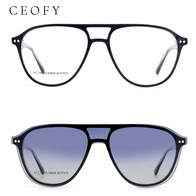 Ceofy ацетатная мужская модная оправа для очков, брендовый дизайн, оптические поляризационные солнцезащитные очки, оправа для очков по рецепту для вождения
Ceofy ацетатная мужская модная оправа для очков, брендовый дизайн, оптические поляризационные солнцезащитные очки, оправа для очков по рецепту для вождения