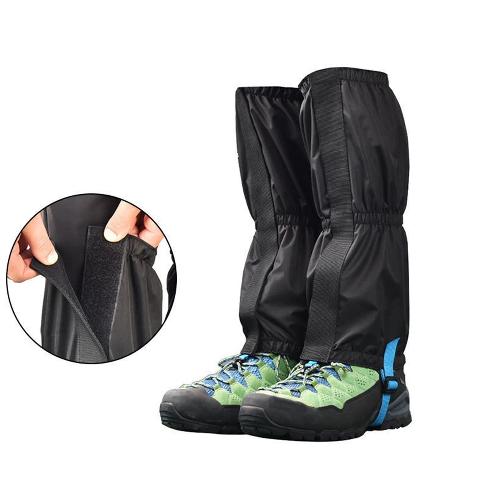 Waterproof Gaiters Built for Hiking Mountaineering Skiing Snowshoeing and Jungle Trekking in Challenging Weather and Terrain
Waterproof Gaiters Built for Hiking Mountaineering Skiing Snowshoeing and Jungle Trekking in Challenging Weather and Terrain