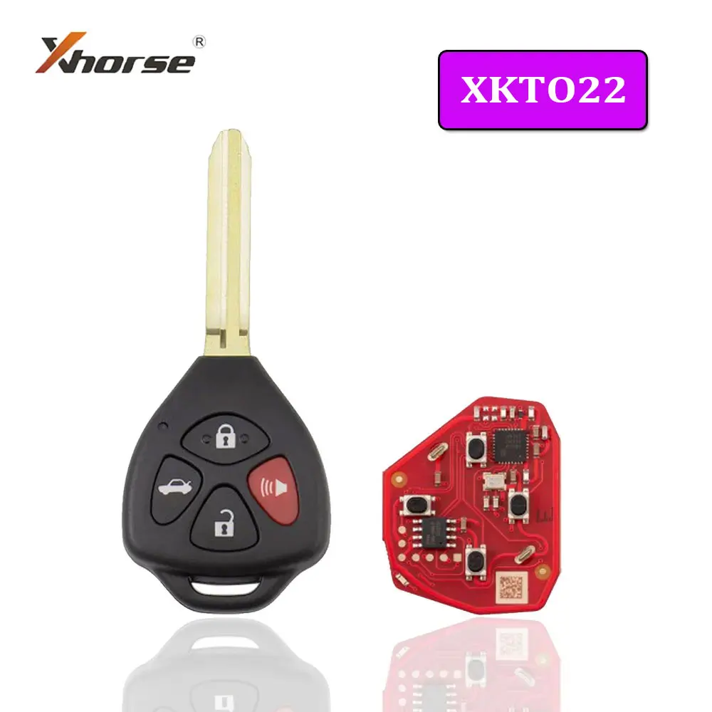 5pcs Xhorse XKTO22EN Universal Remote Key 4 Button 2nd Generation Wire Remote Key for Toyota Style Flat VVDI Mini / Key Tool Max
5pcs Xhorse XKTO22EN Universal Remote Key 4 Button 2nd Generation Wire Remote Key for Toyota Style Flat VVDI Mini / Key Tool Max